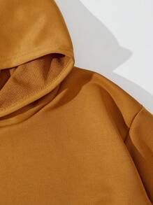 SHEIN Áo nỉ hai màu dành cho bé gái tuổi teen - trắng - Xem 3