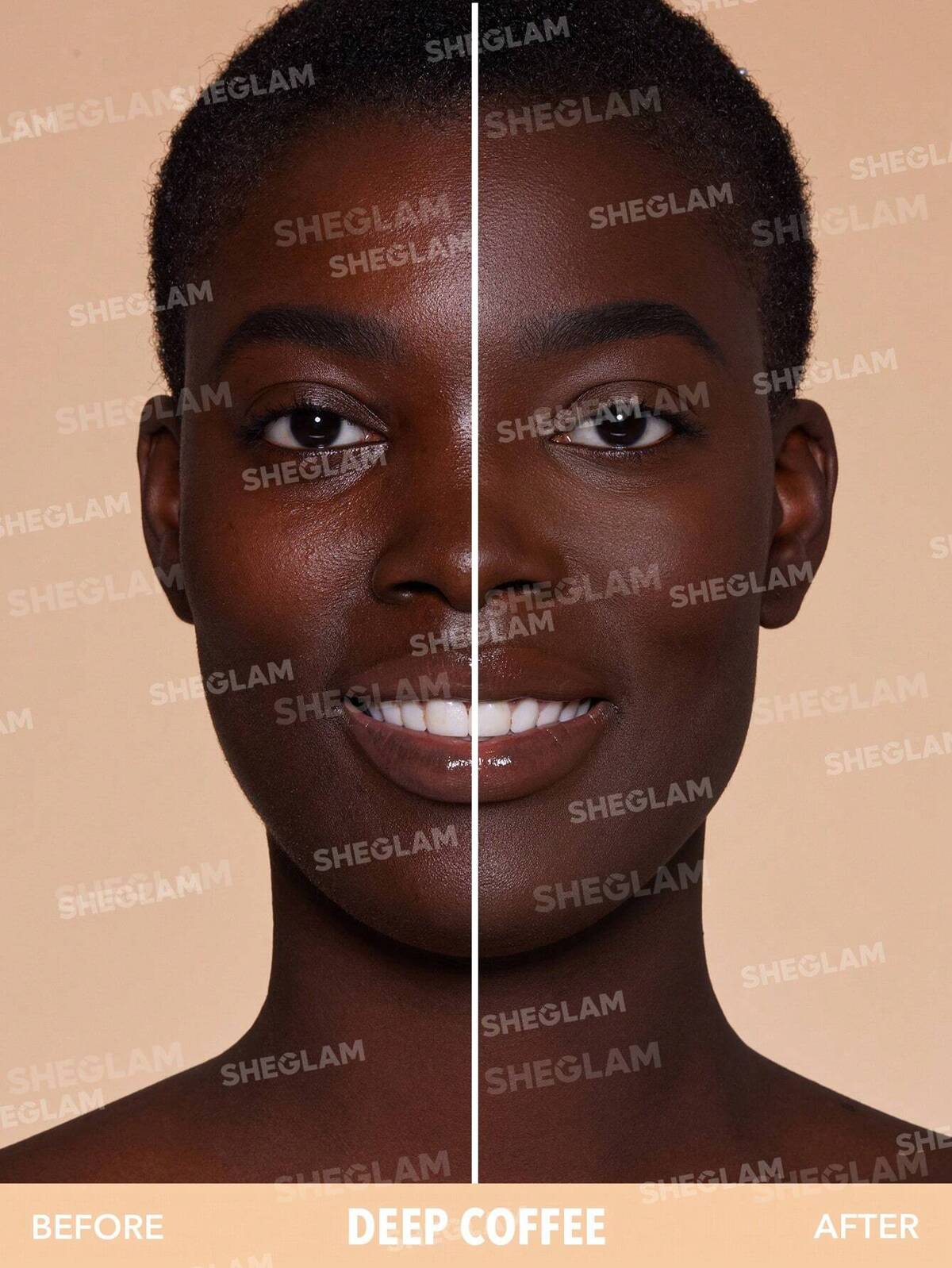 Skin-Focus High Coverage Powder Foundation-Deep Coffee