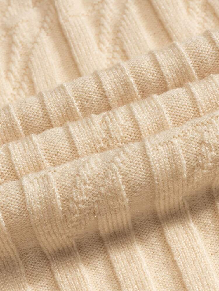 Women's Slim Fit Stand Collar Knitted Sweater Dress Fall Cloth For Women