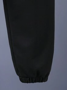 男童實用連帽背心,連帽衛衣和褲子三件套裝 - 彩色 - 查看 8