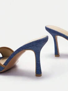 CUCCOO SZL 女性高跟涼鞋 - 藍色 - 查看 6