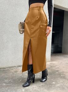 Aveloria Wickelrock Mit Schlitz Und Tasche Vorne