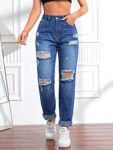 Damen Jeans - Blau - Übersicht 2