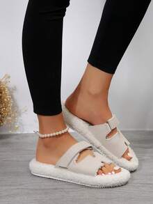 時尚和舒服的女性家居拖鞋2023新款拖鞋 - 米色 - 查看 6