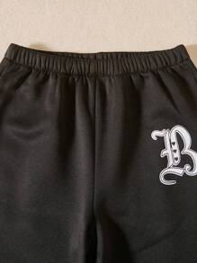 SHEIN 青少年女孩鬆緊褲外套短褲3入組 - 彩色 - 查看 5