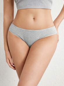 Ocili 有肋針織三角褲 - 灰色 - 查看 6