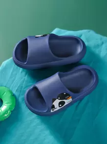 乙烯-乙酸乙烯共聚物柔軟的&舒服的卡通兒童泡沫拖鞋 - 藍色 - 查看 4