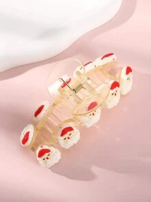 ROMWE Kawaii 聖誕老人裝飾髮爪