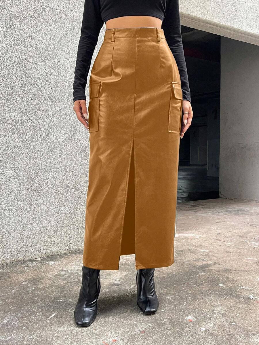 Aveloria Wickelrock Mit Schlitz Und Tasche Vorne