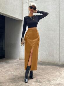 Aveloria Wickelrock Mit Schlitz Und Tasche Vorne