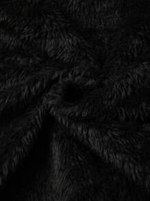 Manfinity LEGND Men's Loose Winter Coat With Baseball Collar And Letter Print