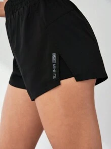 Easithlete Women's Summer 2 In 1 Running Shorts Comfortable And Anti-Lighting Sweater Shorts