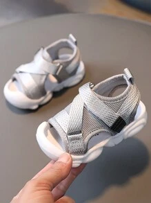 嬰兒步行涼鞋嬰兒夏天鞋 - 灰色 - 查看 4