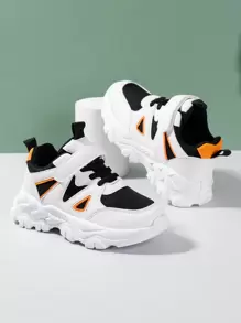 1雙男童日常簡約舒適運動鞋,適合嬰幼兒穿著 - 黑色 - 查看 1