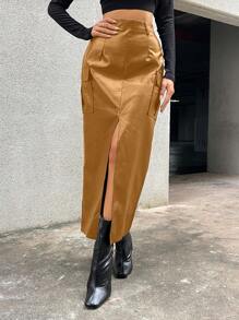 Aveloria Wickelrock Mit Schlitz Und Tasche Vorne