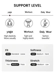 Yoga Trendy 女性漸層運動緊身褲 - 彩色 - 查看 6