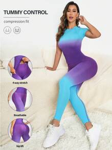 Yoga Trendy Set bộ đồ thể thao Ombre - Nhiều màu - Xem 1