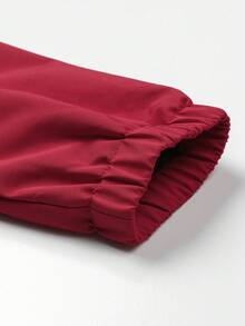 Manfinity Sport Corelite 男士字母印花拼色帽衫運動外套 - 彩色 - 查看 4