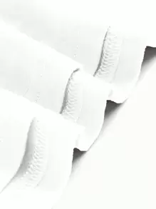 SHEIN 3pcs Maternity Solid Ruched Tee