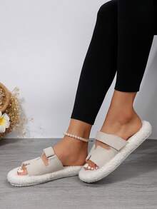 時尚和舒服的女性家居拖鞋2023新款拖鞋 - 米色 - 查看 5