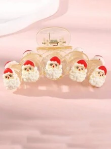 ROMWE Kawaii 聖誕老人裝飾髮爪