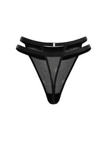 Ocili 3 piezas Set tanga unicolor de malla - Multicolor - Ver 7