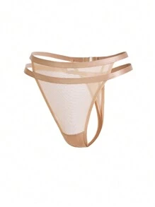 Ocili 3 piezas Set tanga unicolor de malla - Multicolor - Ver 6