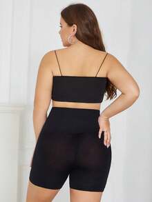 Plus Size Body Sculpting Undergarment Bottoms - Black - View 2