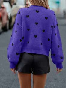 SHEIN LUNE 女士毛衣 - 紫色 - 查看 2