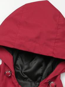 Manfinity Sport Corelite 男士字母印花拼色帽衫運動外套 - 彩色 - 查看 3