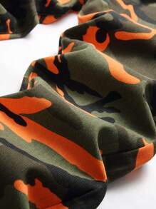 Tween Boy Fashionable Camo Print Denim Jeans - Multicolor - View 5