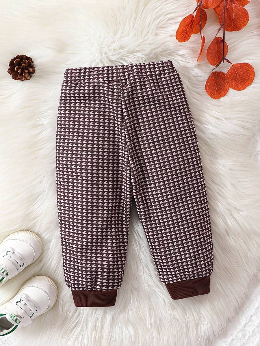 Baby Girl Allover Print Sweatpants - Multicolor - View 1