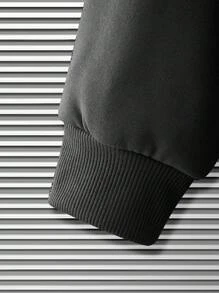 Manfinity Homme Sudadera con capucha con cremallera y cordón, forro térmico, para hombre, para otoño e invierno