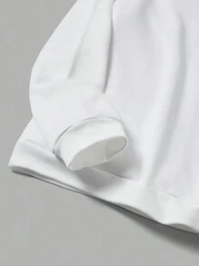 RueChic Men Figure Graphic Sweatshirt - White - View 4