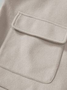 Manfinity Homme Men's Flap Pocket Summer Casual Shacket, Fall