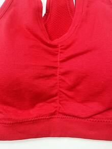 SHEIN Yoga Sxy 3pcs Cut Out Front Sports Bra - Multicolor - View 6