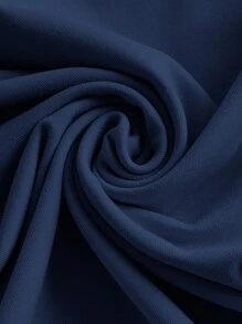 SHEIN EZwear Summer Solid Ruched Waist Tank Dress,Summer Dresses For Women - Navy Blue - View 5