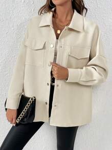 SHEIN Essnce Lana Femenina - Albaricoque - Ver 5