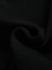 女小童蝴蝶結細節兔子刺繡套頭衫和絨毛長褲 - 黑色 - 查看 5