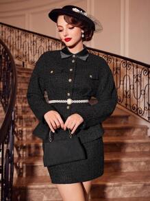 Vintamour Women's Suit Set - Black - View 5