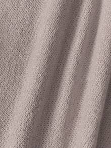 SHEIN ChicEase 女用寬鬆落肩毛衣 - 藕粉色 - 查看 4