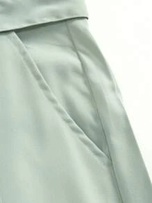 Manfinity AFTRDRK Men's Turn-down Collar Suit Set - Green - View 8