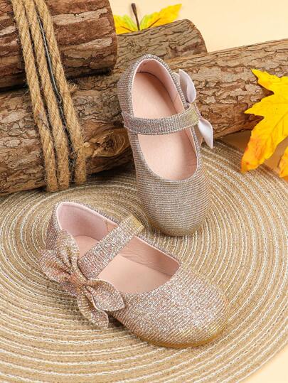 British Style Comfortable Infant Flat Shoes, Baby Walker Shoes, Fashionable Outdoor Flat Walking Shoes For Baby Girls, Toddler Casual Leather Shoes