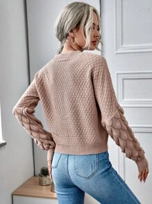 SHEIN LUNE 毛衣 - 粉色 - 查看 2