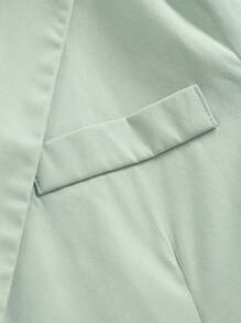 Manfinity AFTRDRK Men's Turn-down Collar Suit Set - Green - View 5