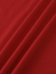 SHEIN LUNE Sunflower & Butterfly Print Tee - Red - View 5