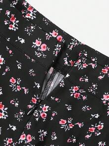 Soleia 碎花高衩半身裙 - 彩色 - 查看 5