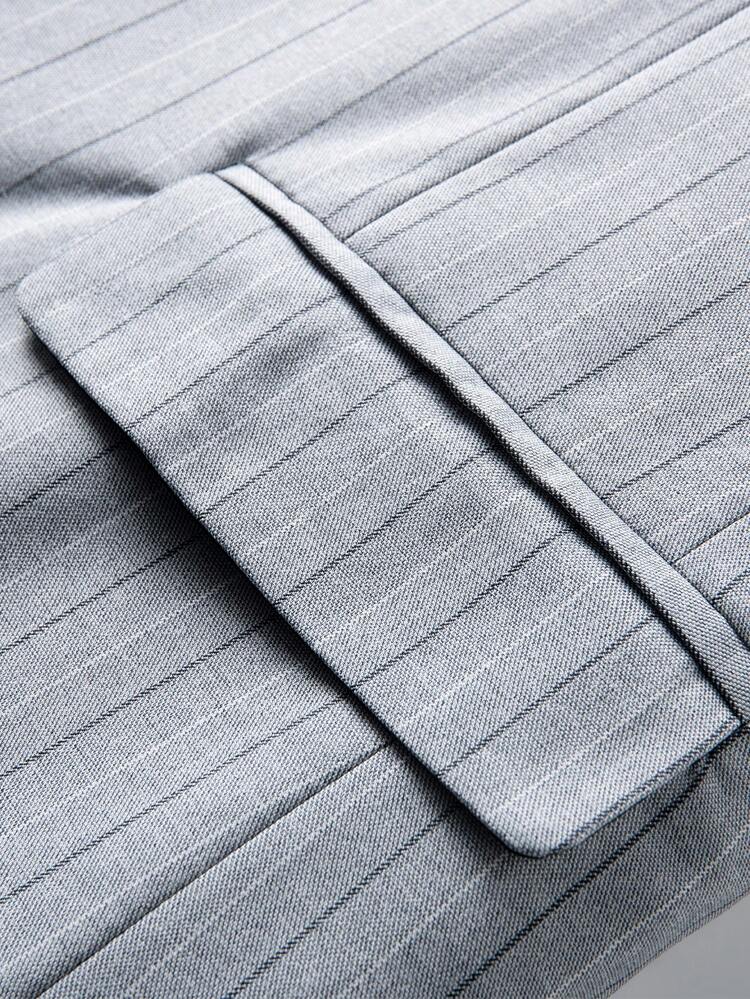 Men's Striped Suit Jacket