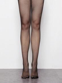ROMWE Goth 1 Paar feste Netzstrumpfhosen