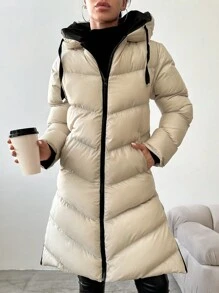 EURMUSE Women's Padded Jacket - Grey - View 4